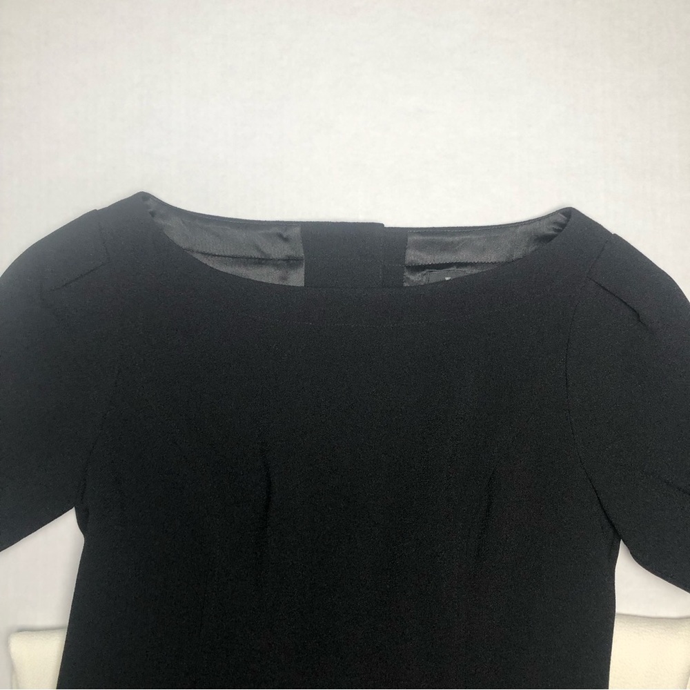 White House Black Market (WHBM) Color Block Short Sleeve Career Dress - Picture 8 of 13